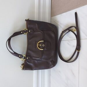 Coach mini crossbody - brown 🟤